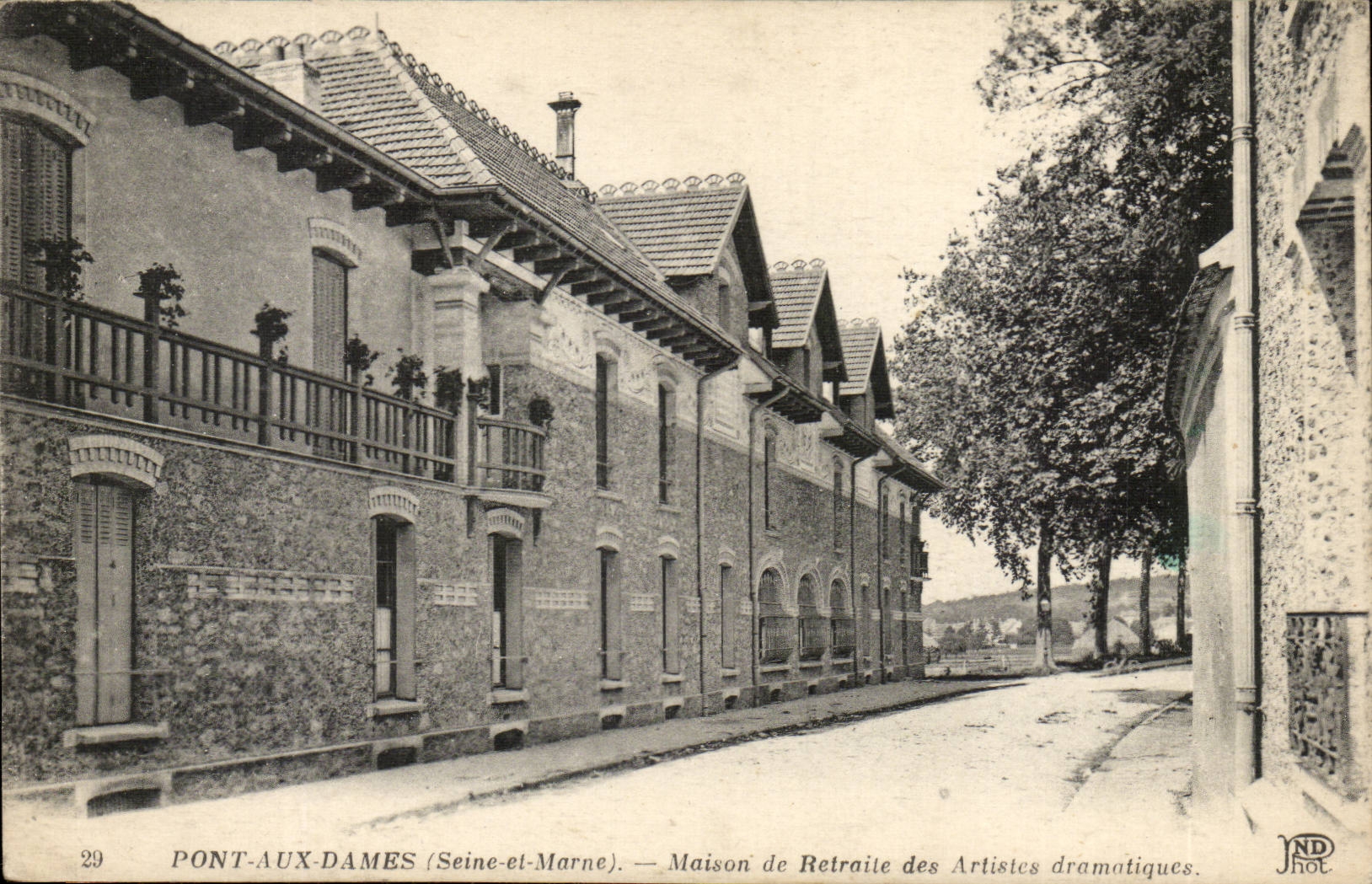 Pont aux Dames CPA Maison de retraite des artistes dramatiques