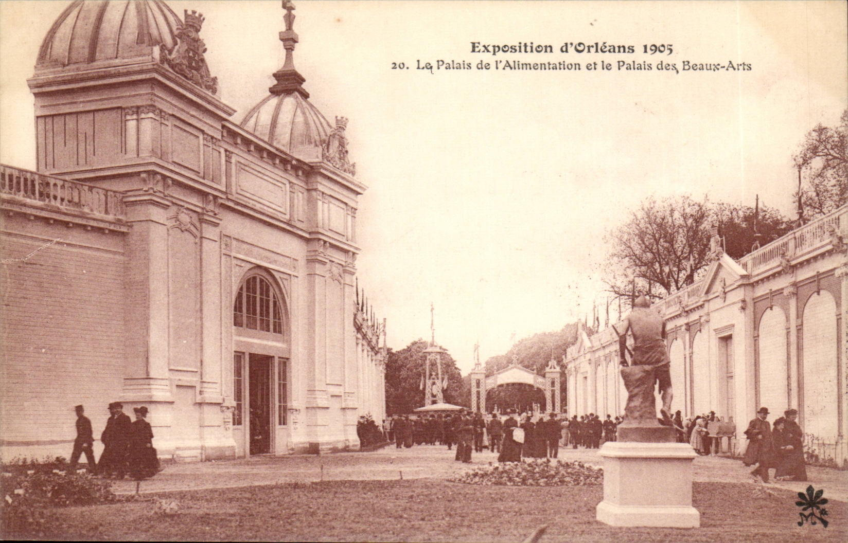 CPA Exposition d'Orleans 1905 Le palais de l'animation et le palais des Beaux arts