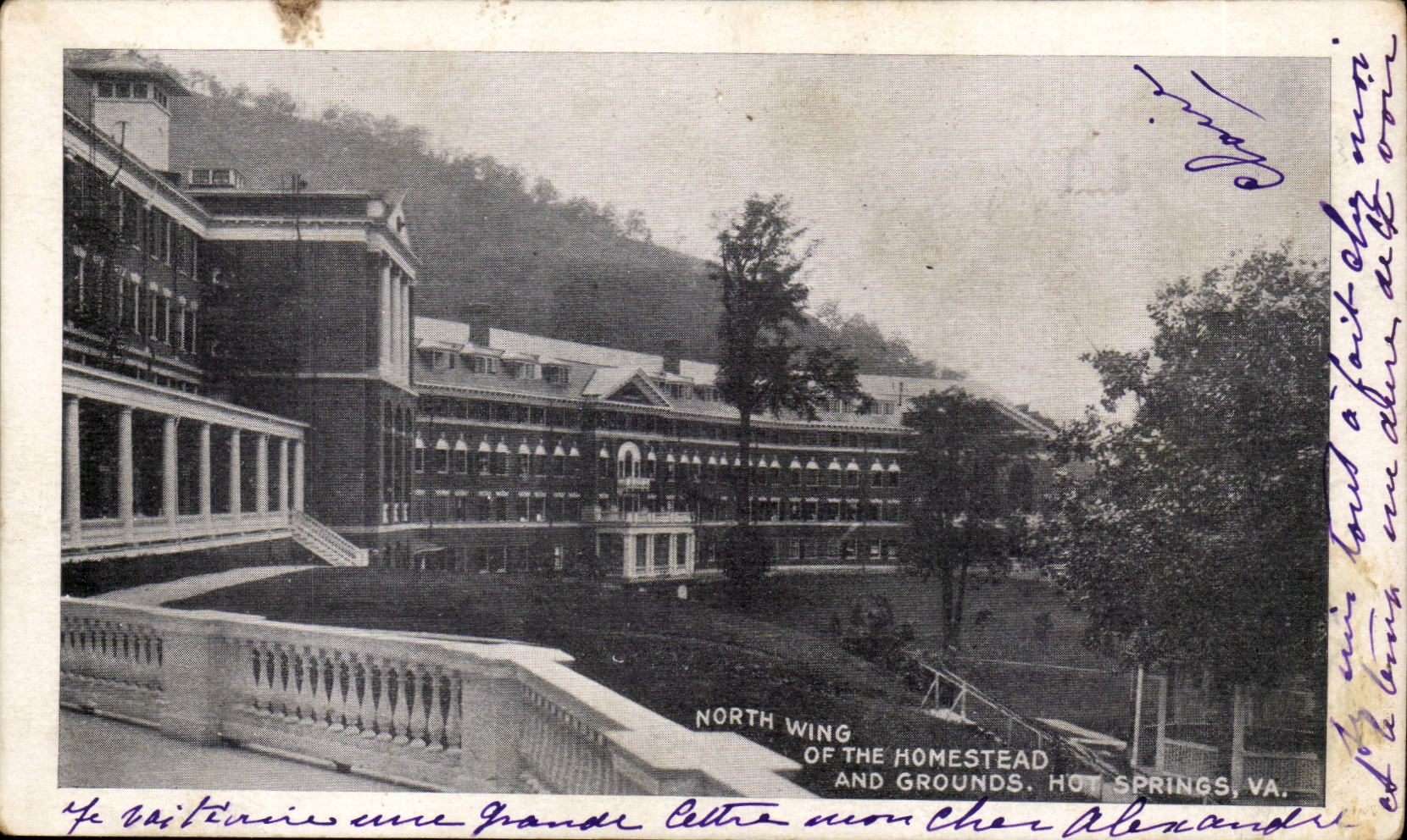the United States North Wing off the Homestead and grounds Hot Springs GOES