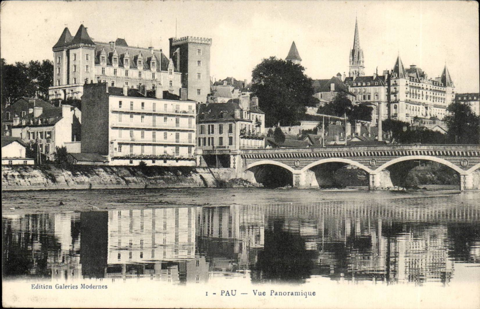 Panoramische Ansicht Pau-CPA