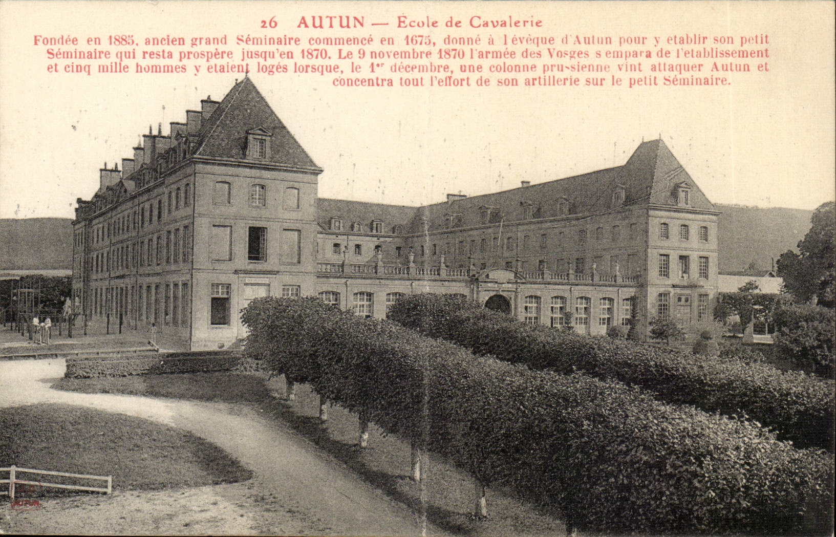 Autun CPA School of cavalry