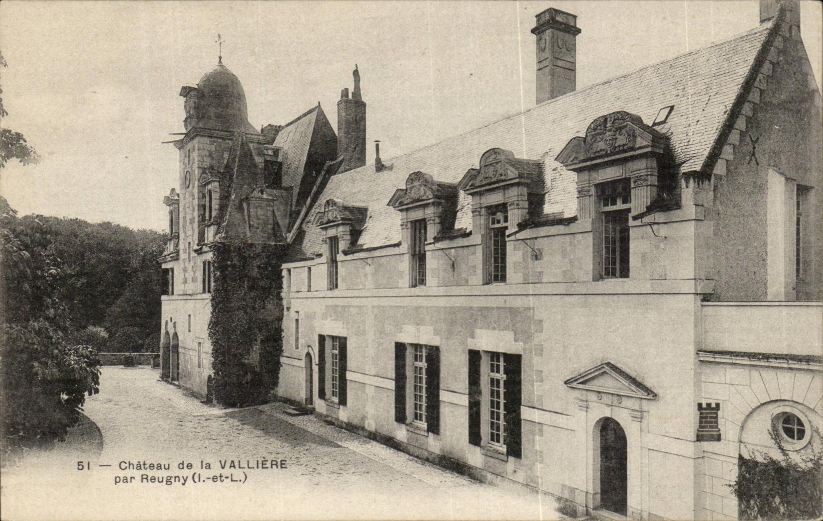 CPA Chateau de la Valliere par Reugny