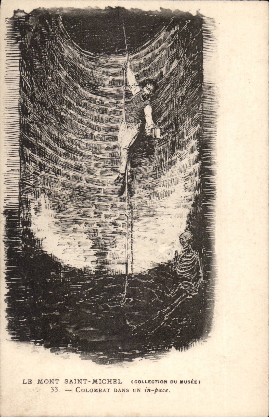Mont Saint Michel CPA Colombat in pace