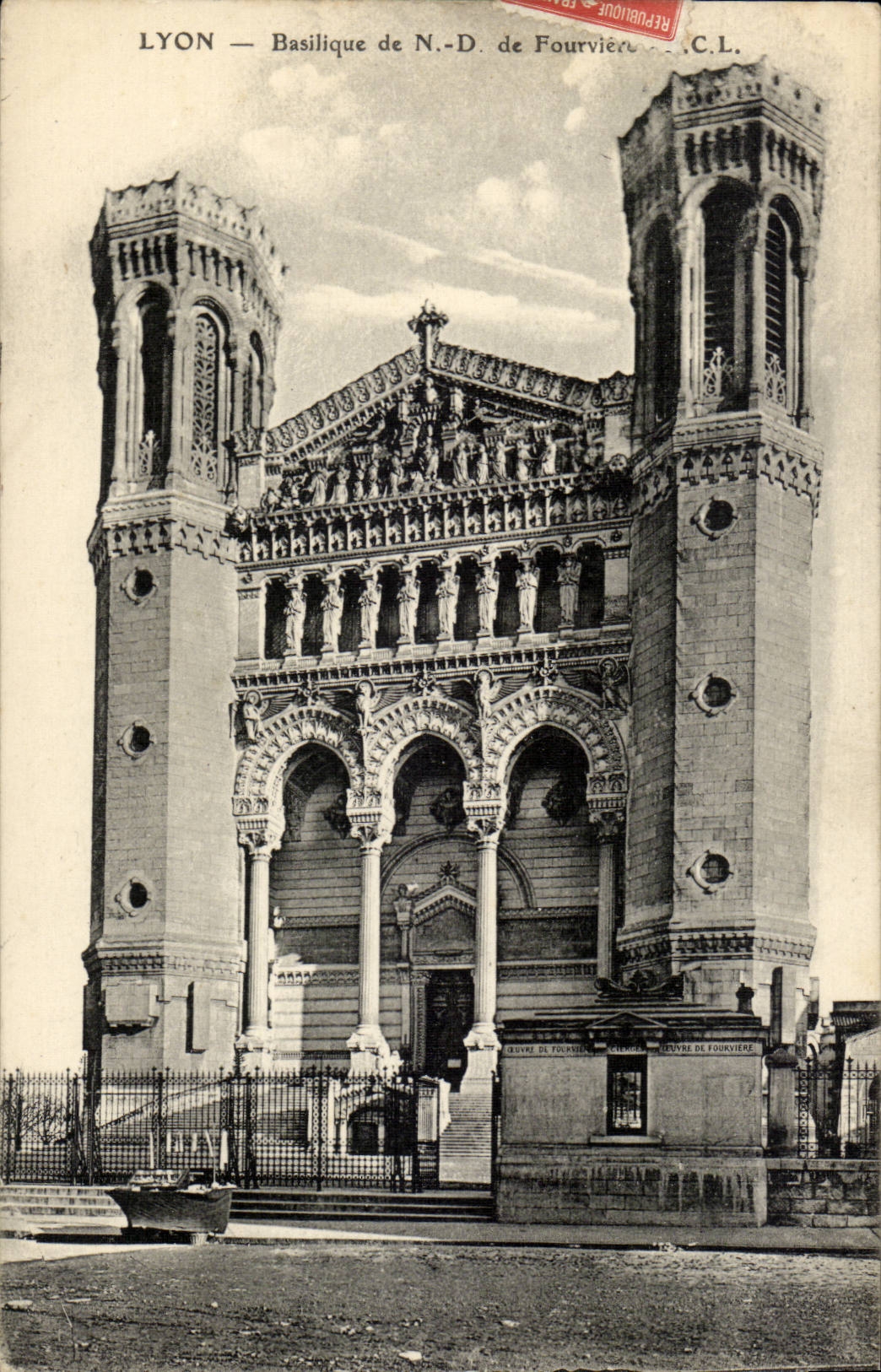 Lyon CPA Basilica of ND of Foruviere
