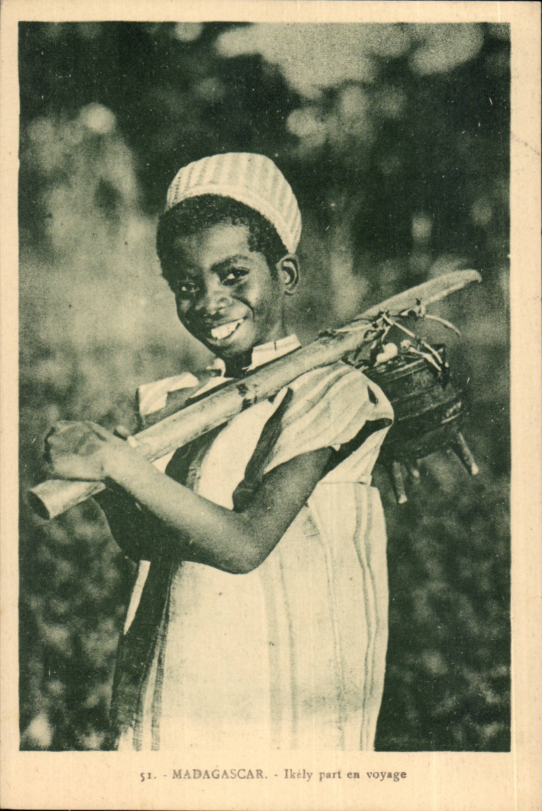 Madagascar Malagasy CPA Ikely leaves on a journey