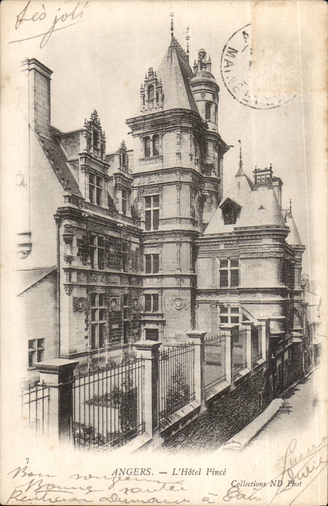 Angers CPA the hotel Grips