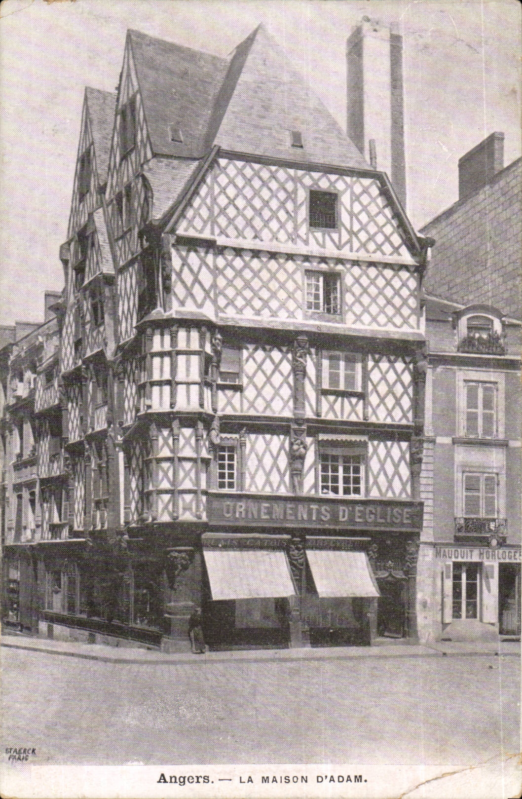 Angers CPA the house of Adam (ornaments of church)