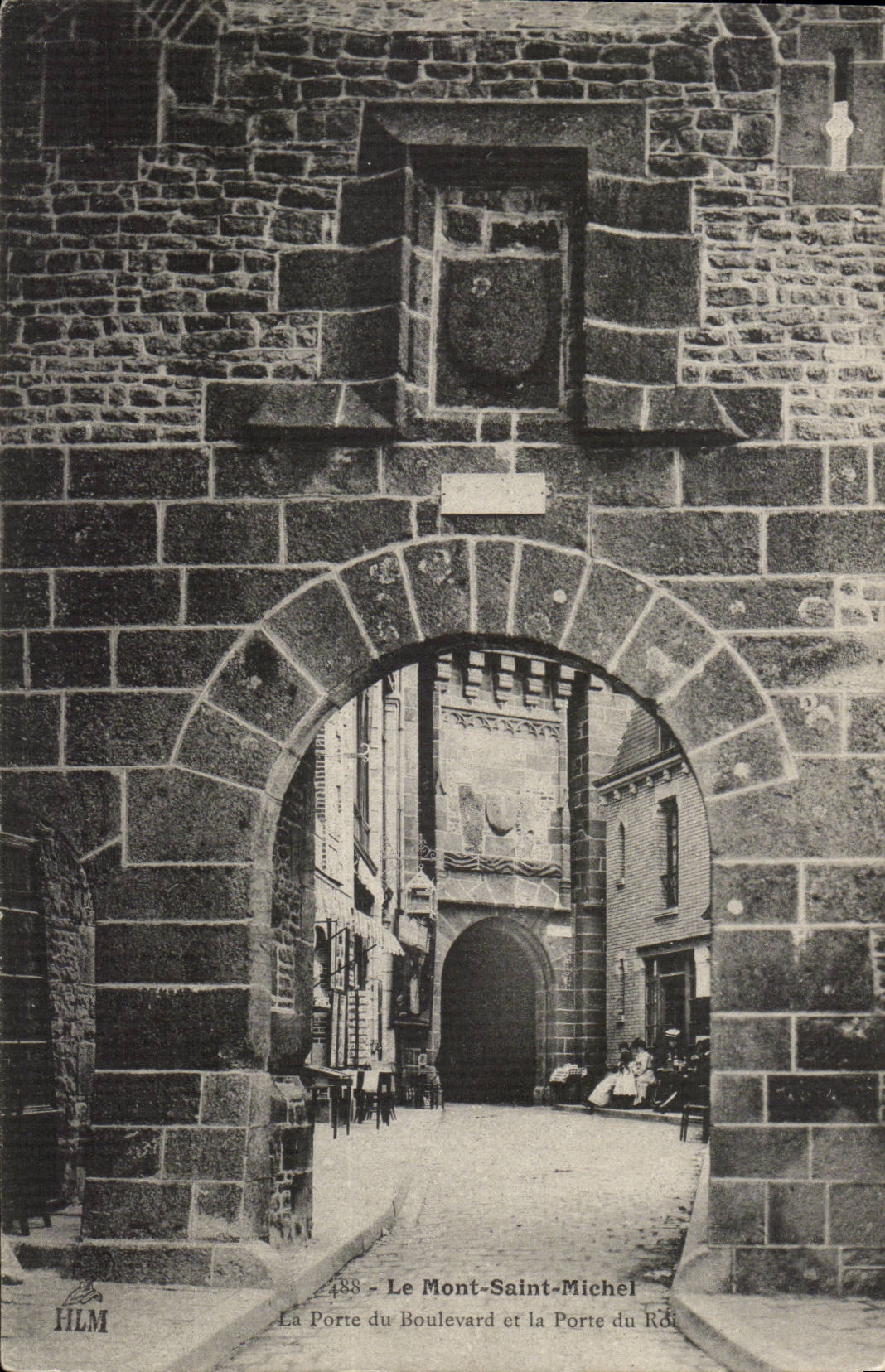 Mont Saint Michel CPA the door of the Boulevard and the door of the King