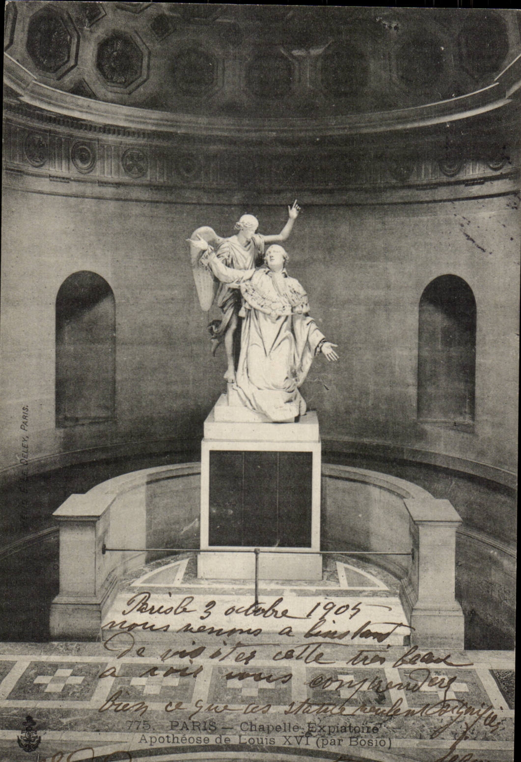 Suhnende 8 CPA Wolbung-Apotheose Paris-von Louis XVI (durch Bosio)