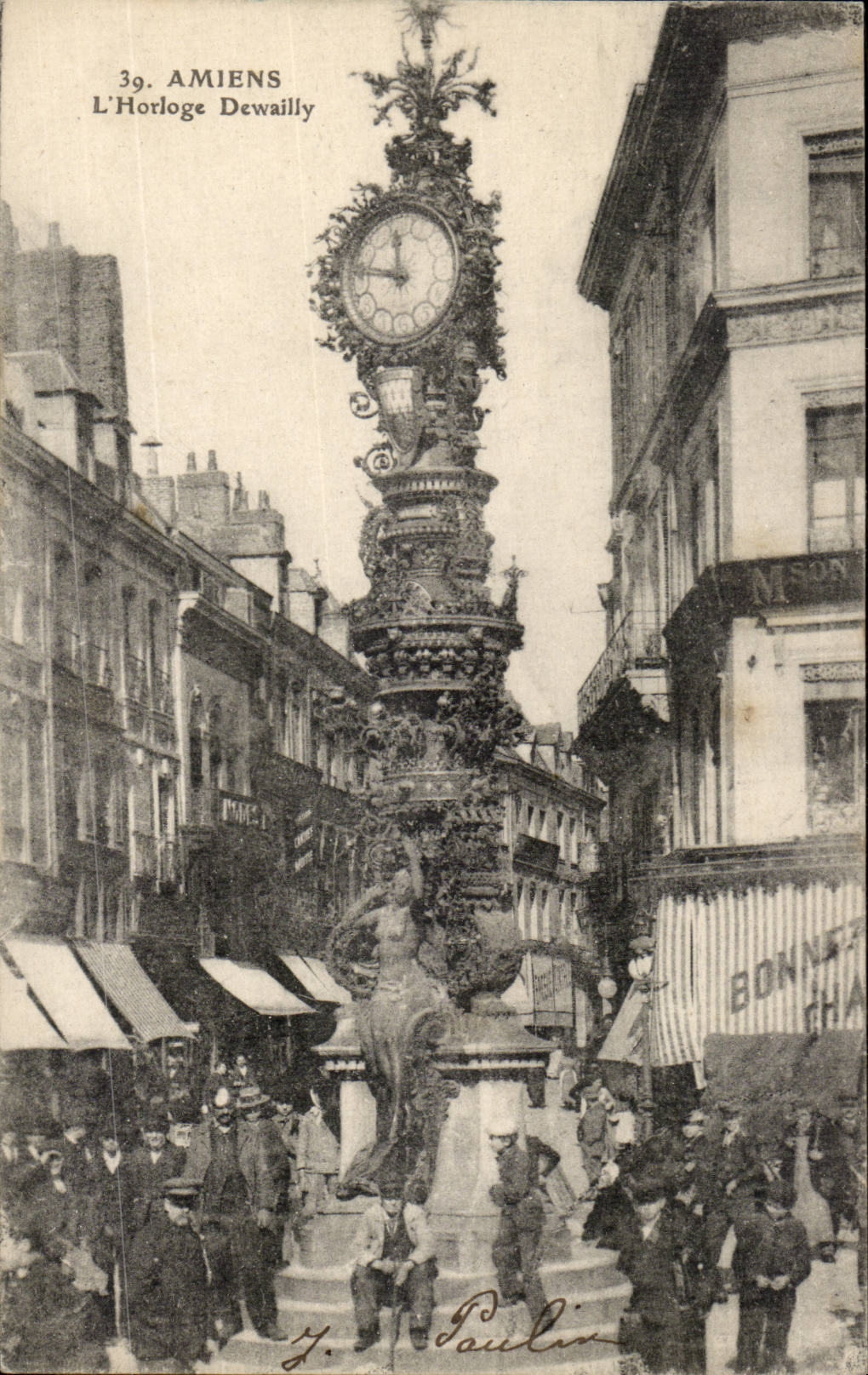 Amiens CPA the Dewailly clock