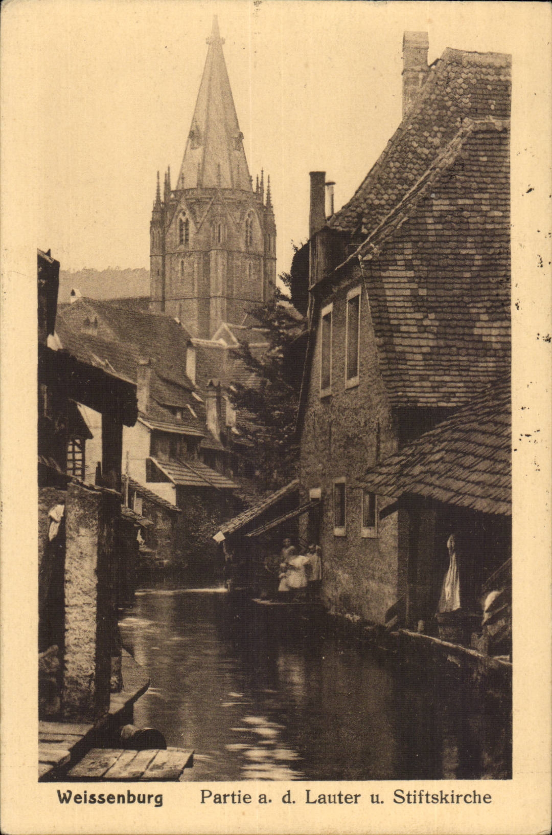 Weissenburg CPA Partie has D Lauter U Stiftskirche