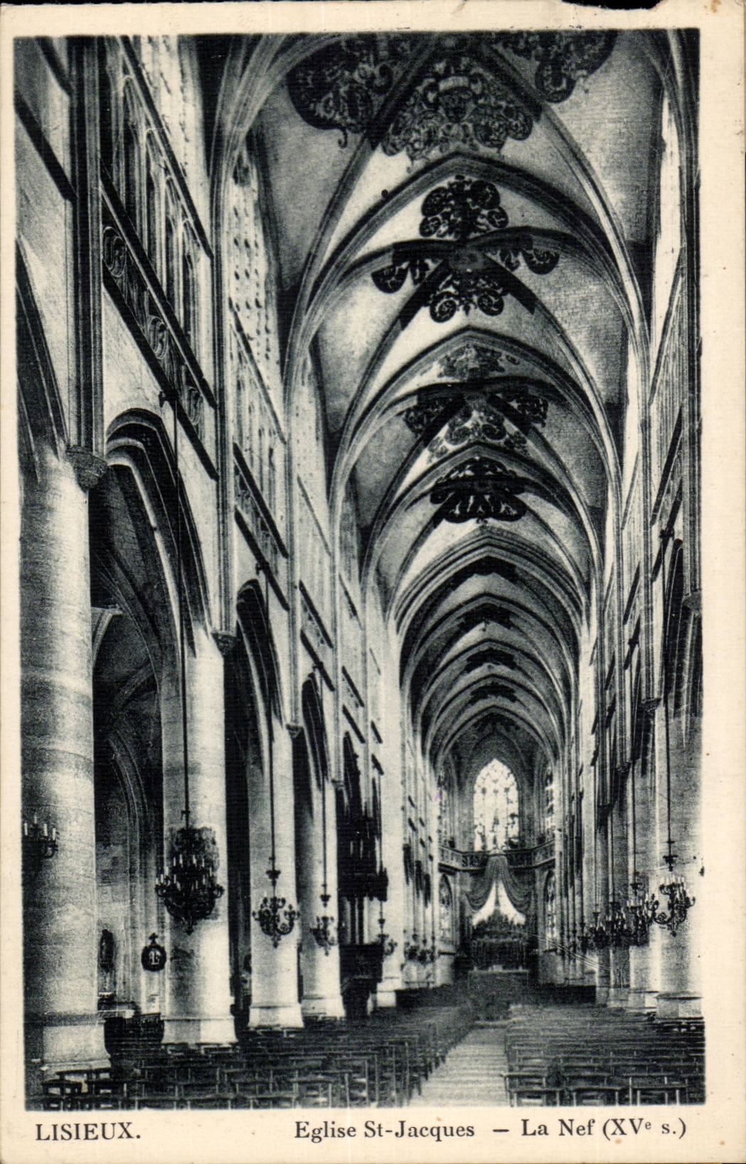 Lisieux CPA Kirche-Str Jacques der Nave