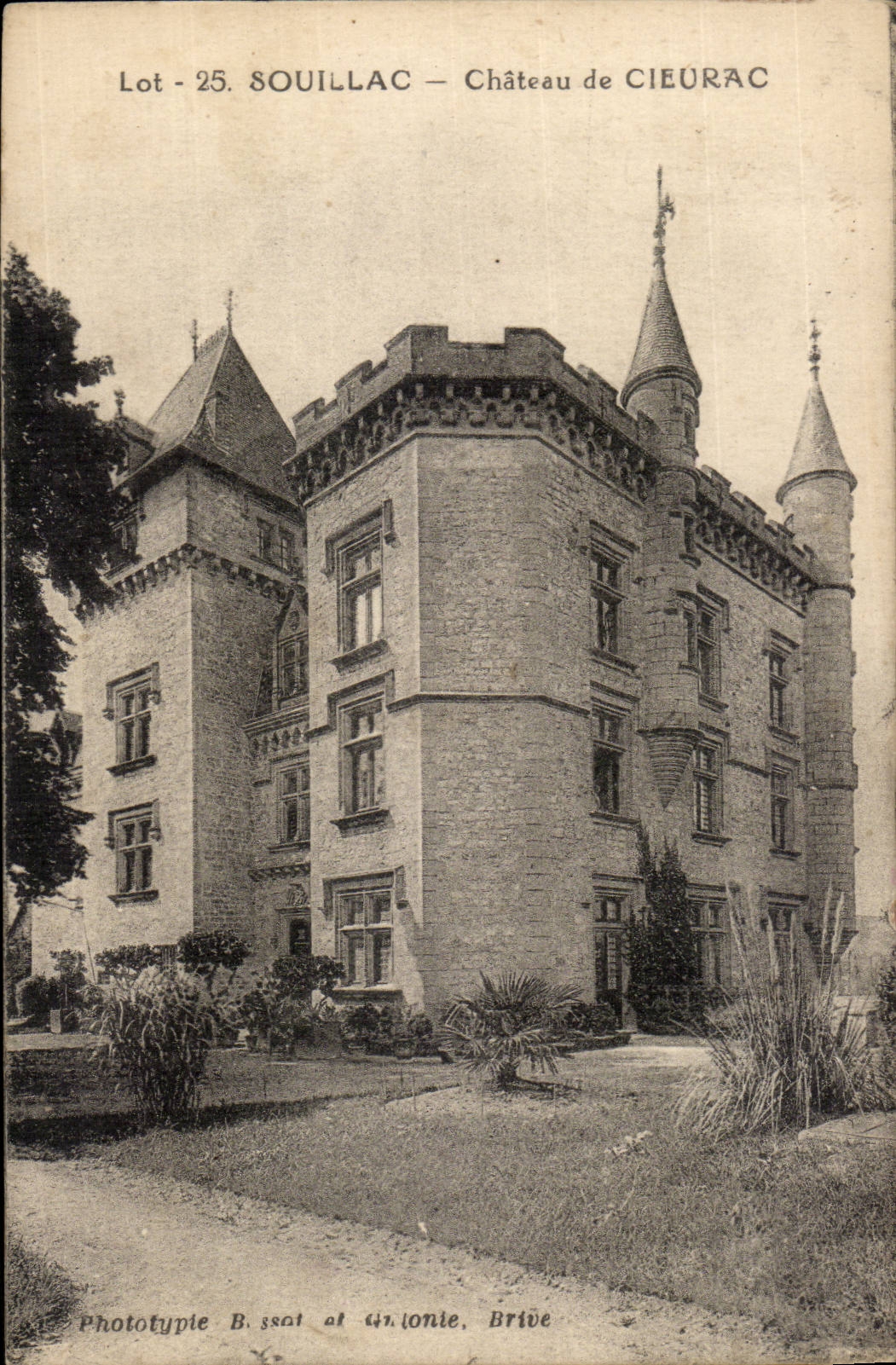 Souillac CPA Castle of Cieurac