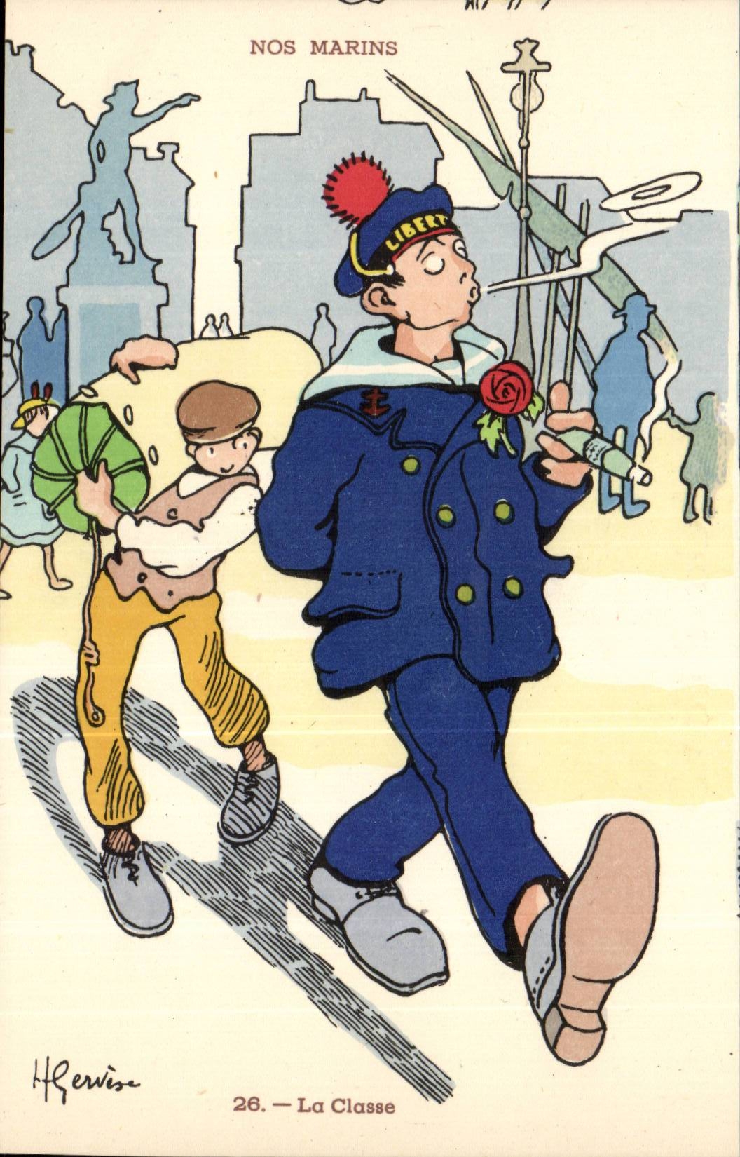 Our Sailors the Class-CPA Gervese Illustrator