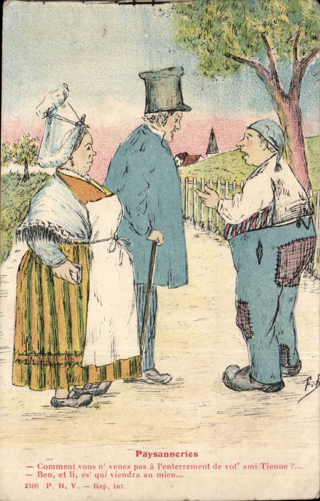 FAntaisie CPA Paysanneries 