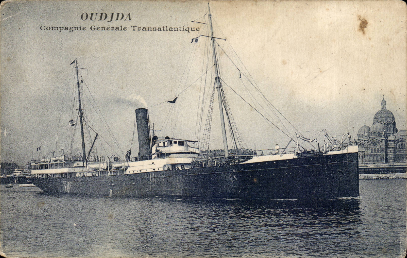 CPA Oudjda General Partner Transatlantic Marseilles (steamer)