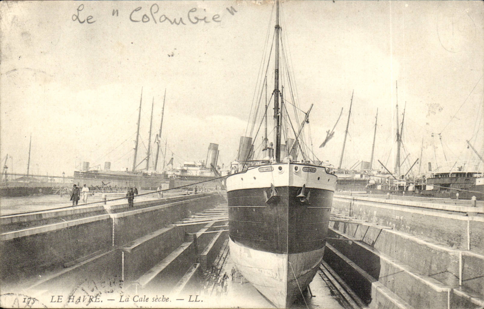 Le Havre CPA the hold cig Colombia Colombia