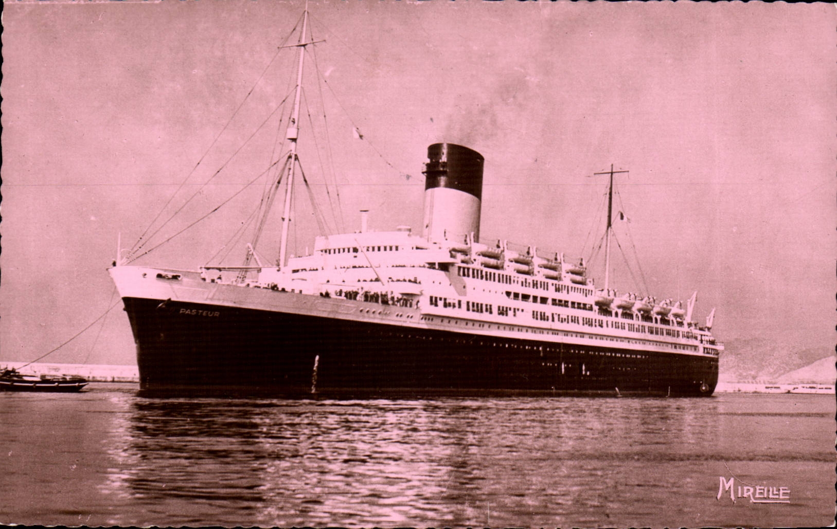 CPA Steamer Atlantic southern Pasteur Co