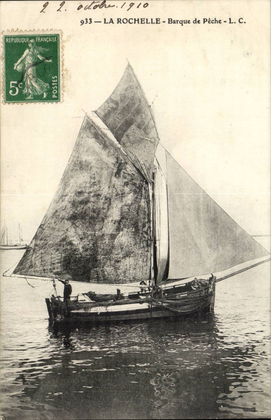 CPA Boat La Rochelle Boat of sin