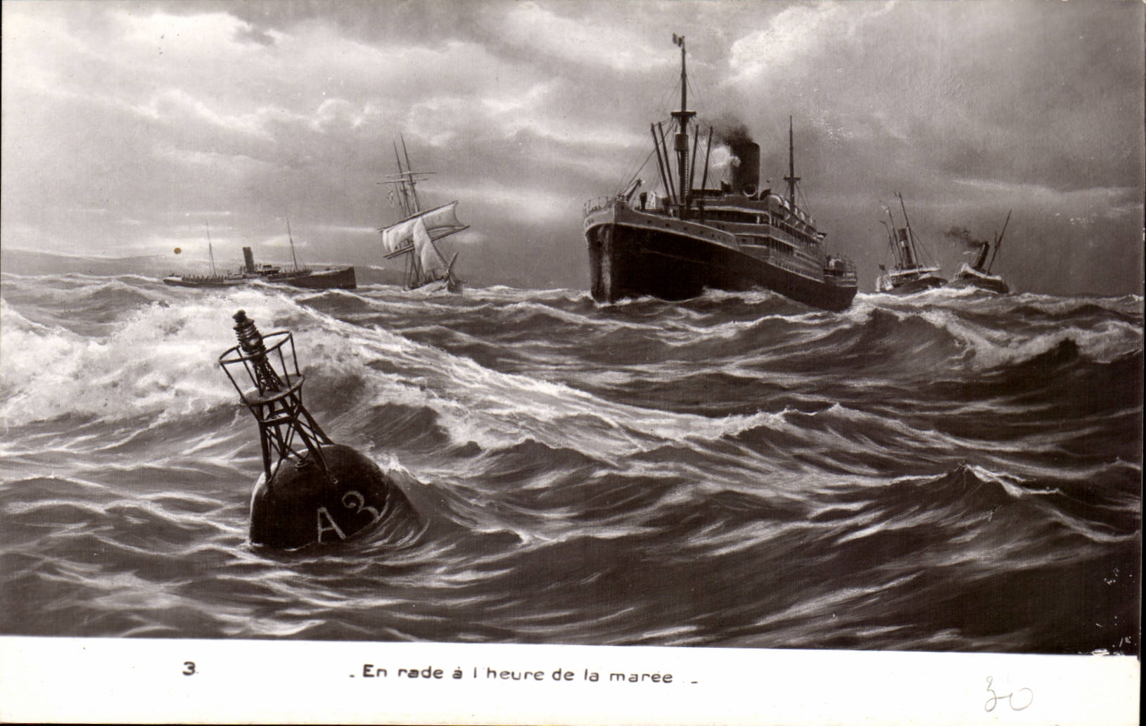 CPA Bateau splits some per hour D ela PAquebot tide