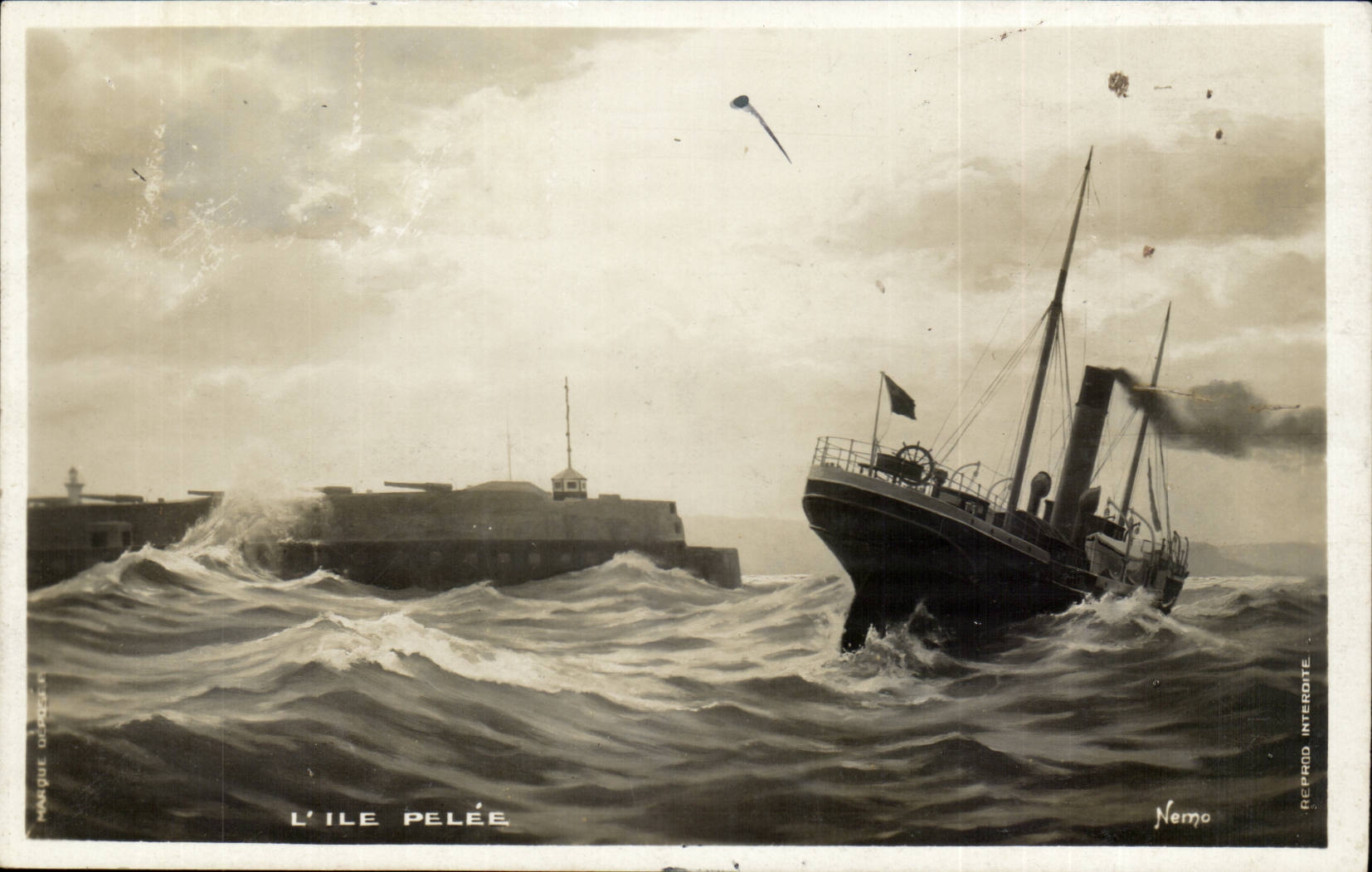 CPA Boat the island Plee