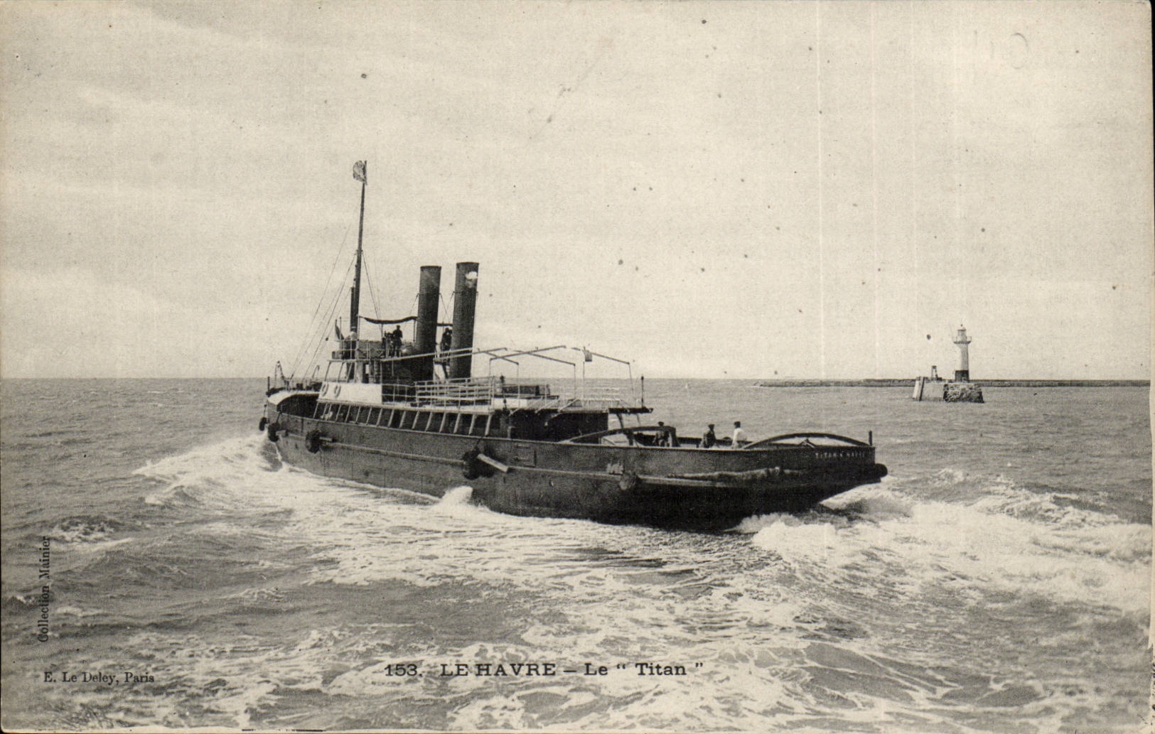 CPA Boat Le Havre Titan