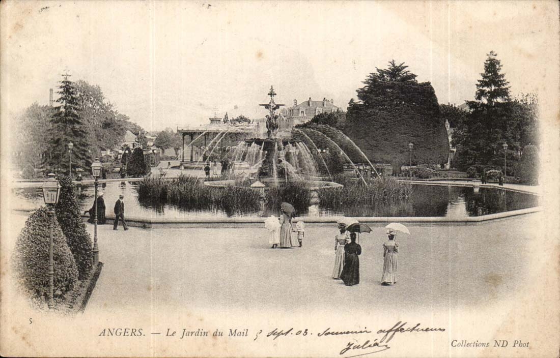 Angers CPA the garden of the email