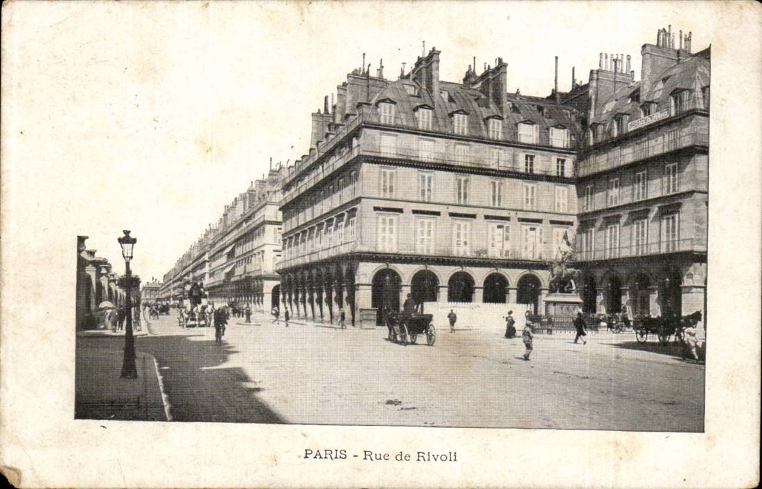 Paris CPA Rue de Rivoli