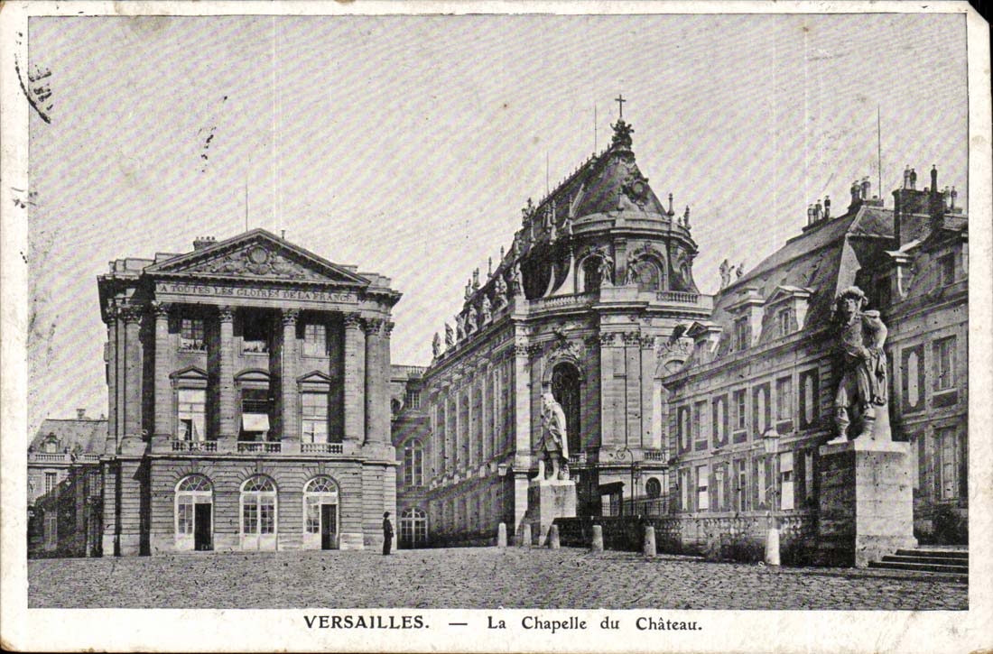 Versailles CPA the vault of the castle