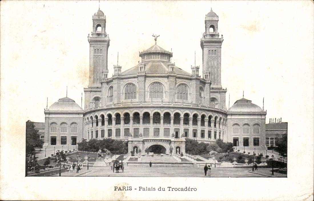 Paris CPA Palate of Trocadero