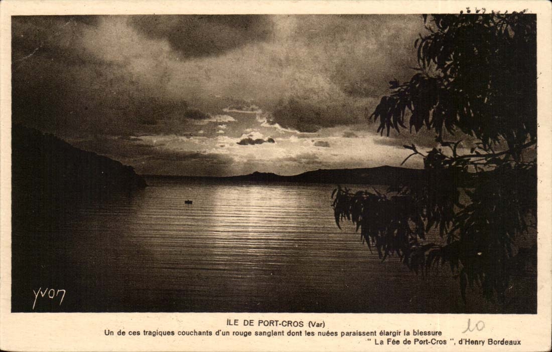 CPA ile de Port Cros