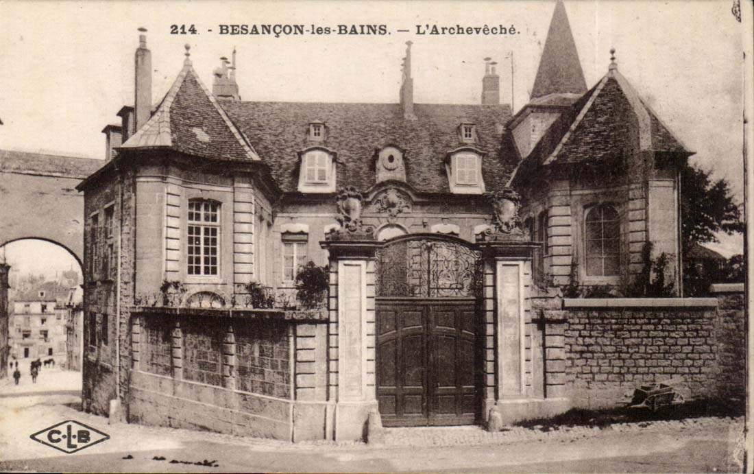 CPA Besancon the archbishop's palace