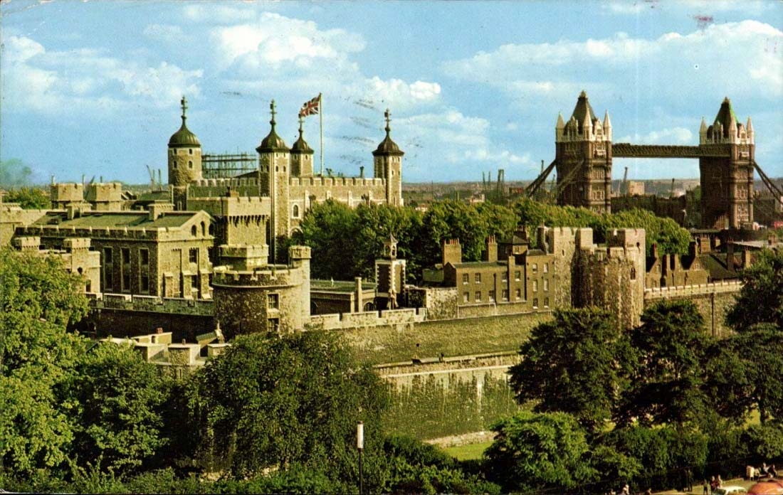 England - England - Tower and Tower London Bridge - CPA