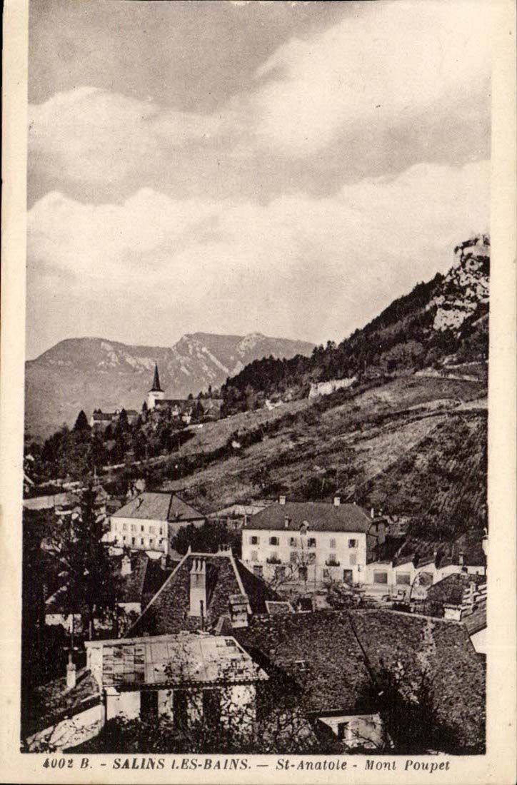 saline baths - St Anatole Mont Poupet - CPA