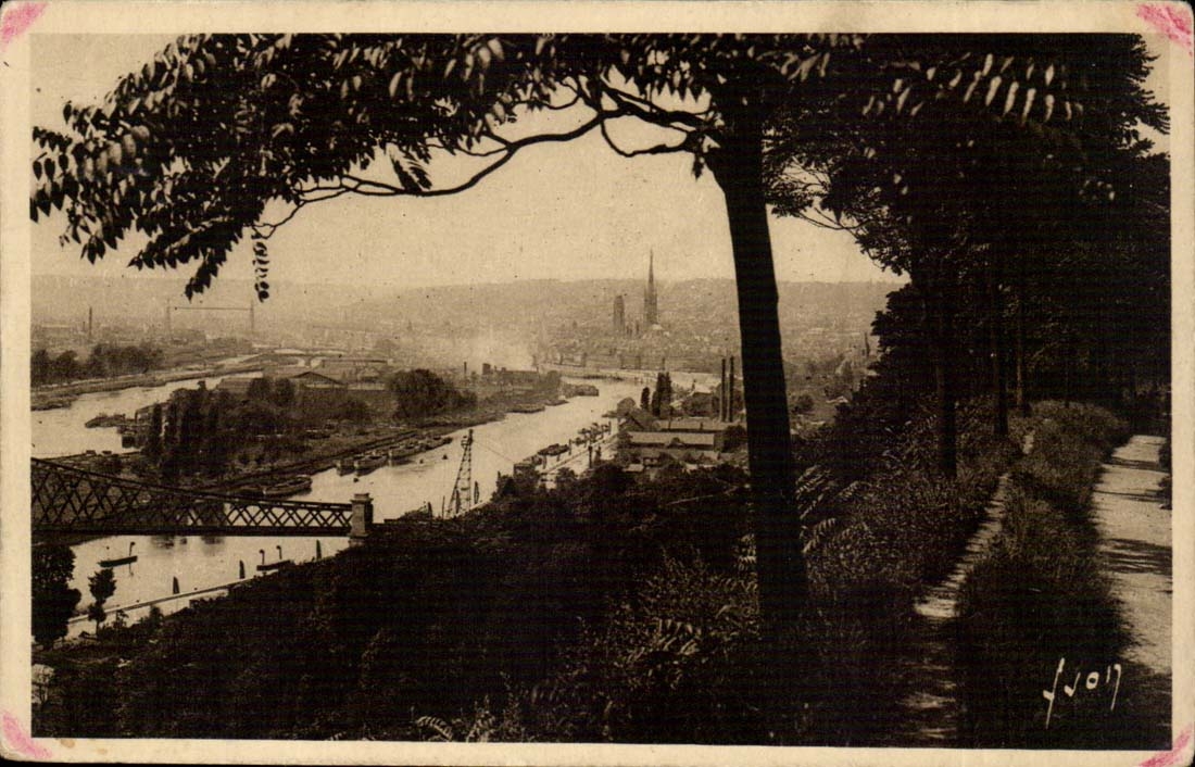 Rouen - Sight Panaramique of the Cheap one - CPA