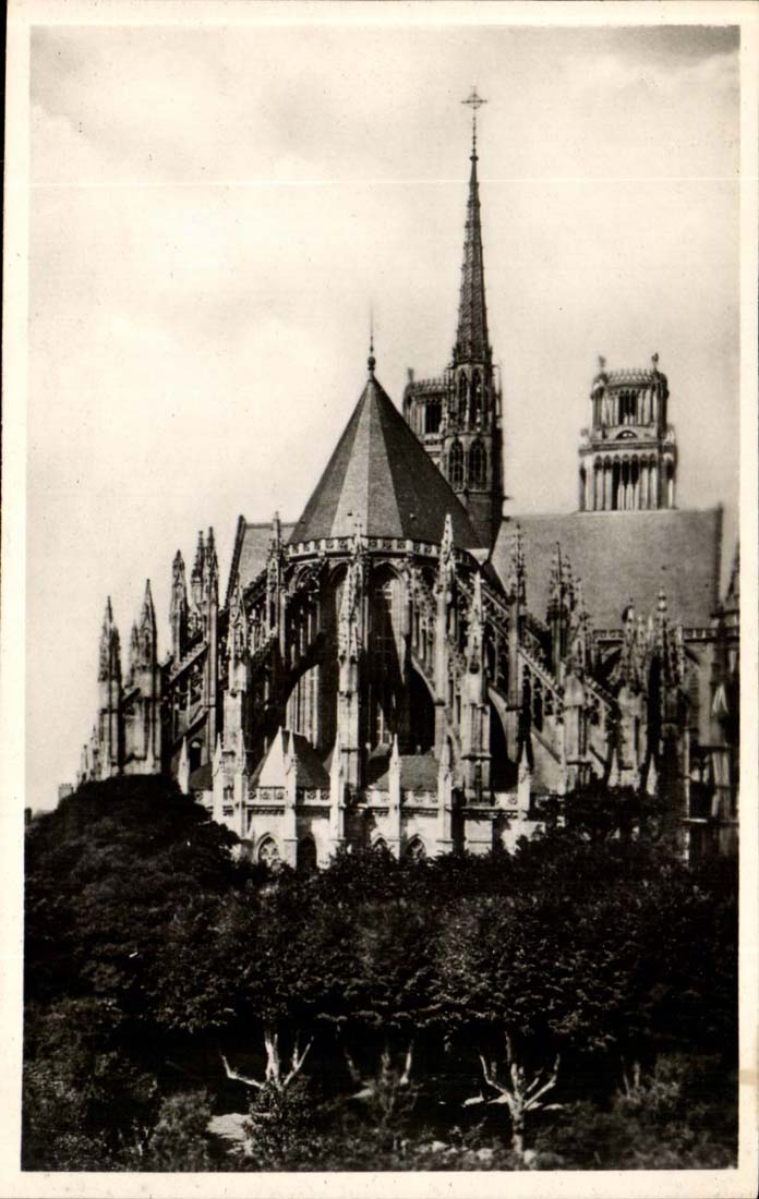 Orleans - the Cathedral - the Apse - CPA