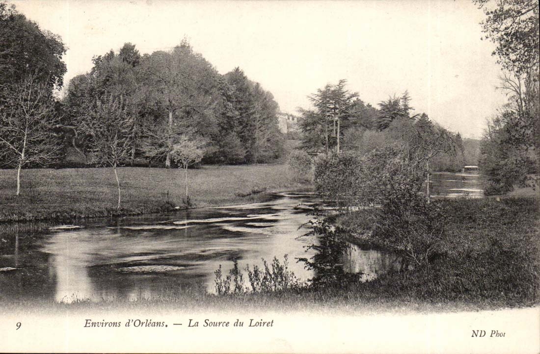 Orleans - Surroundings - the source of Loiret - CPA