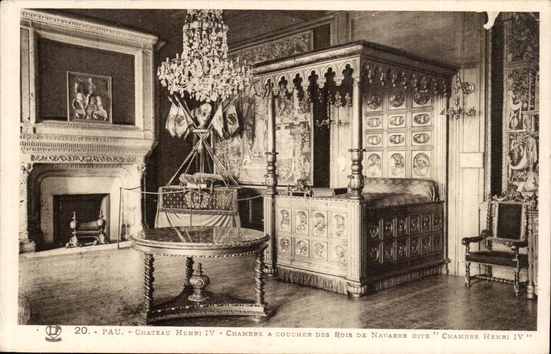 Pau - Schloss Henri IV - Raum muss Konigde Navarre niederlegen - CPA