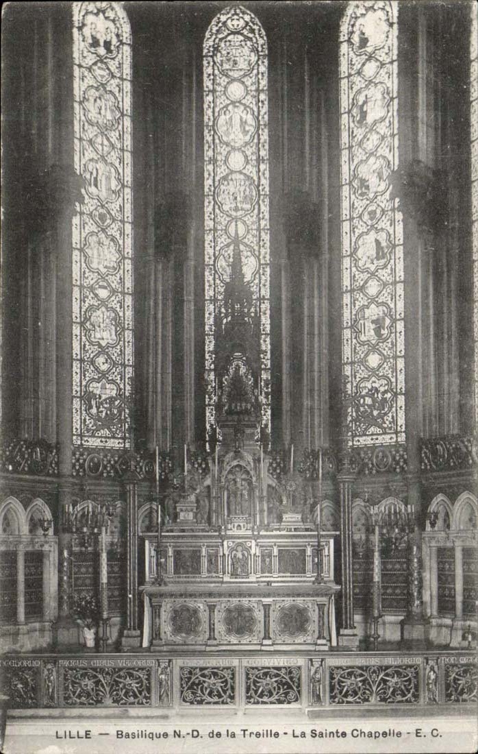 Lille - the Basilica of Our lady of the Treillised vineyard - Sainte the Vault - CPA