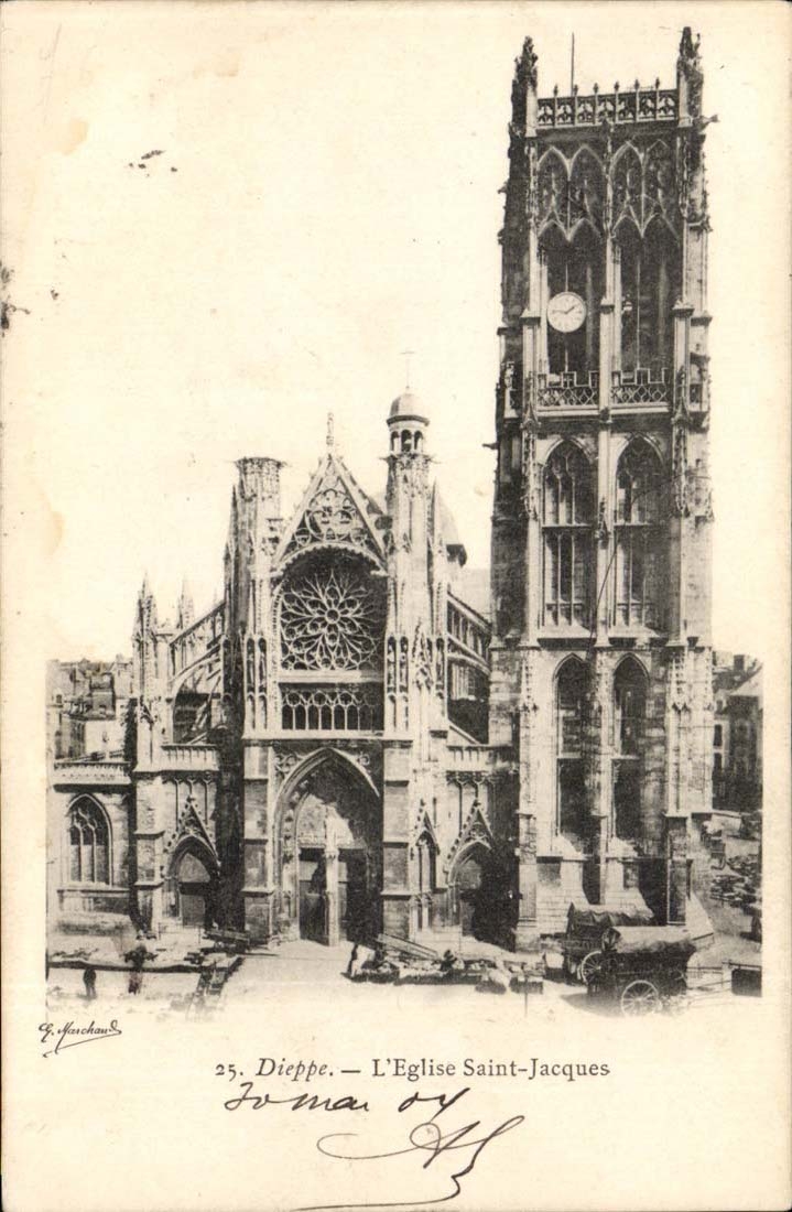 Dieppe - die Kirche Saint Jacques - CPA