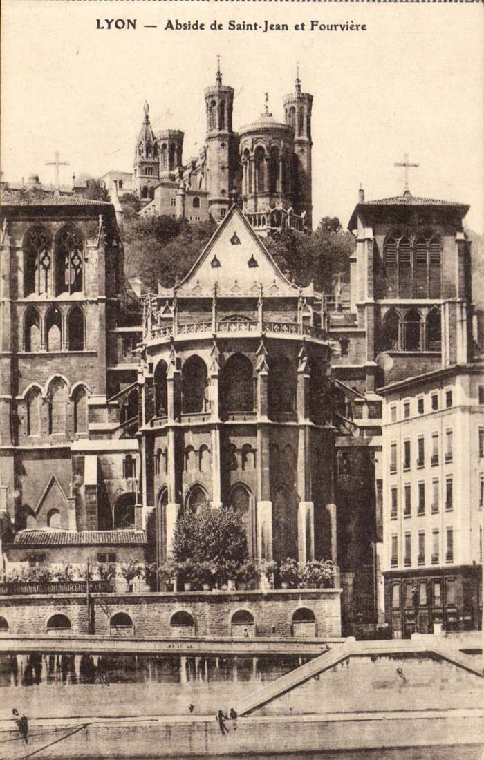 Lyon - Apse von Saiunt Jean und von Fourviere - CPA