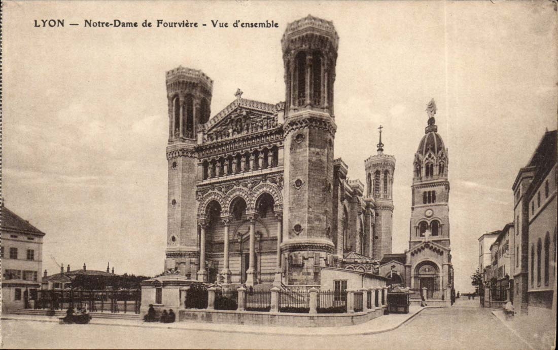 Lyon - Notre Dame de Fourviere - Gesamtabbildung - CPA