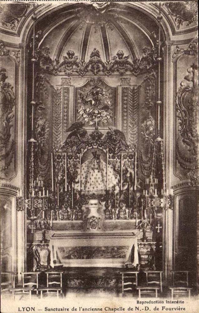 Lyon - Notre Dame de Fourviere - Schongebiet der alten Wolbung - CPA