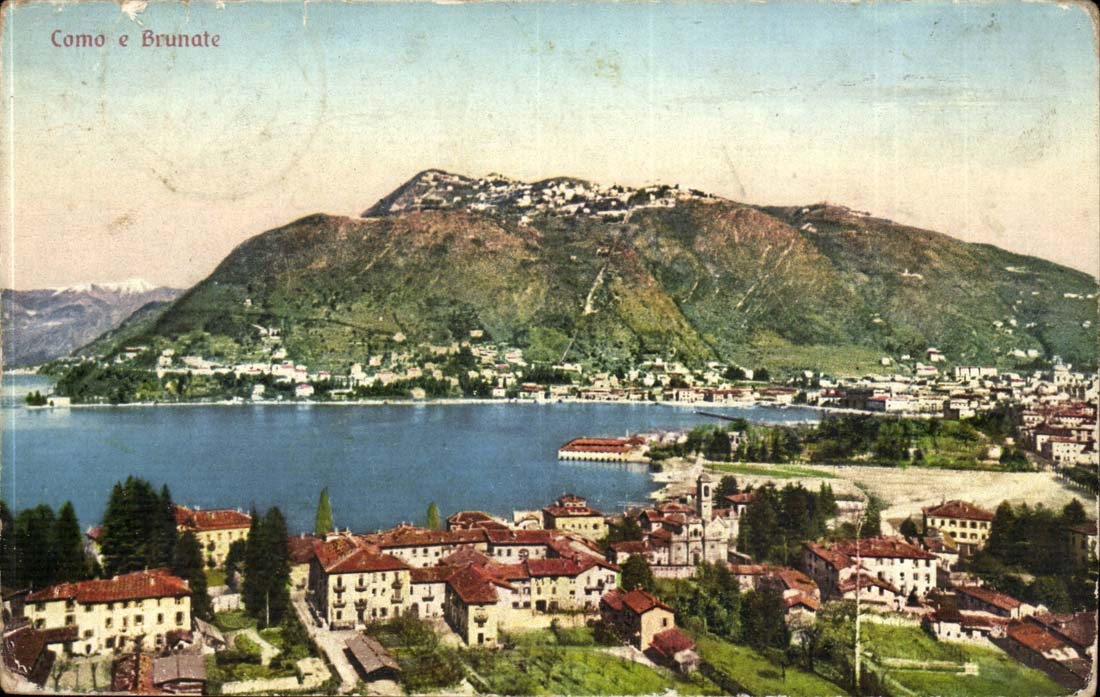 Italien CPA Como E Brunate