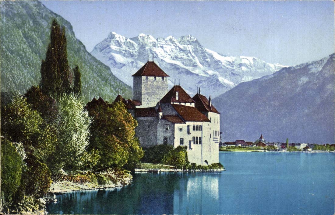 CPA Castle of Chinon and teeth of midday