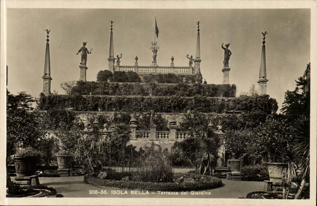 Suisse Isola Bella CPA Terrazza del Giardino