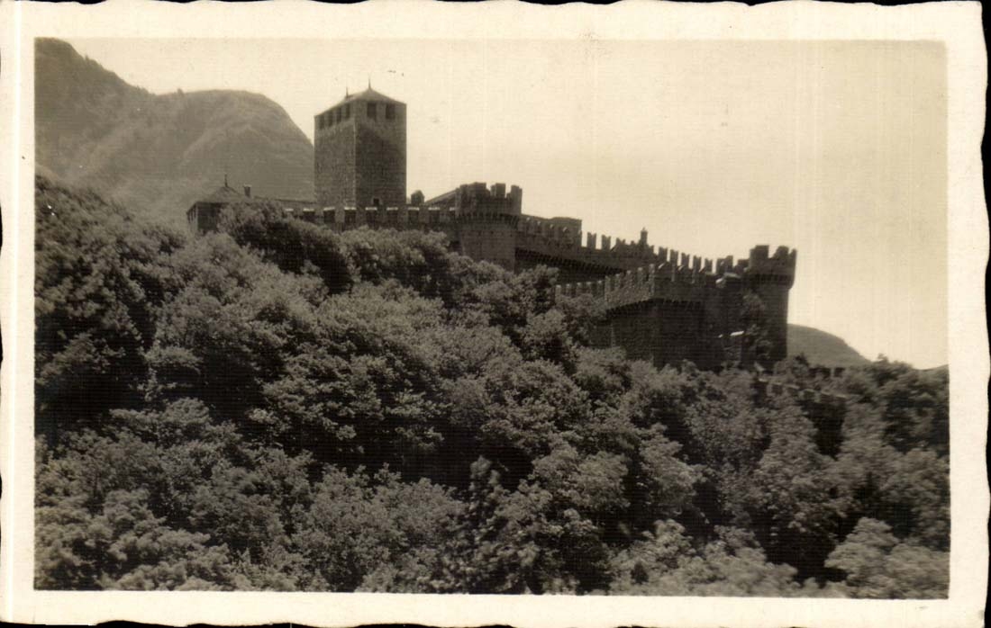 Suisse Bellinzona CPA Castello Mte Bello