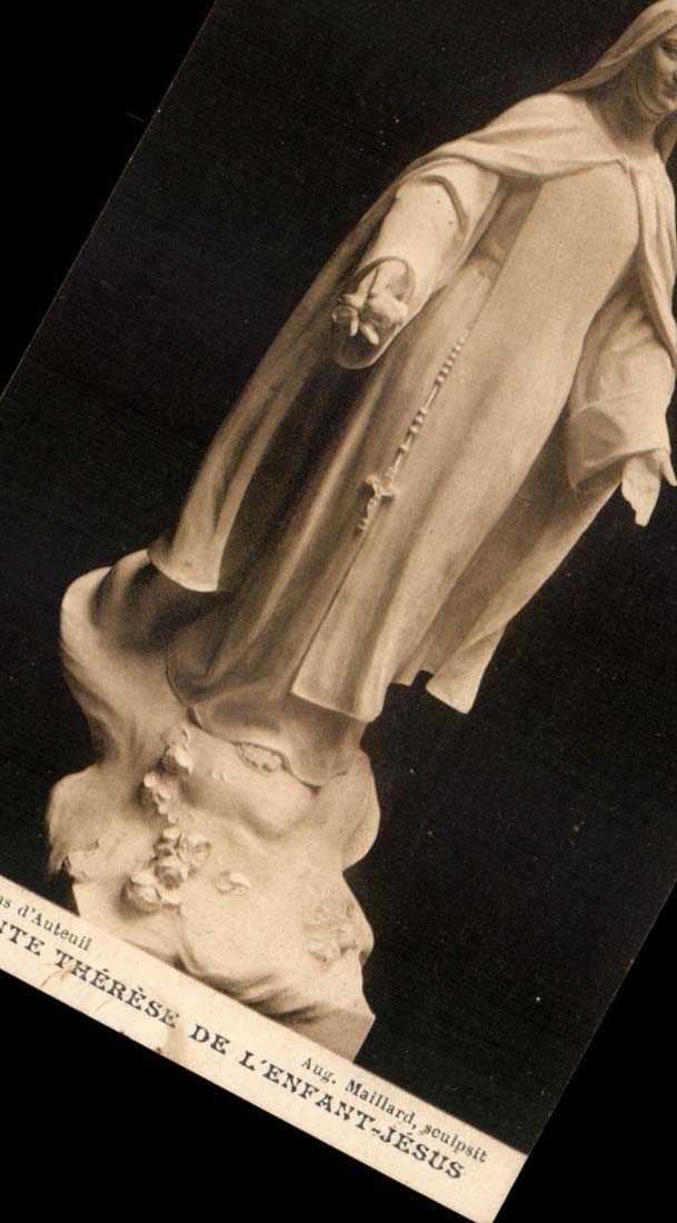 CPA Statue von Sainte Therese des Jesus-Kindes