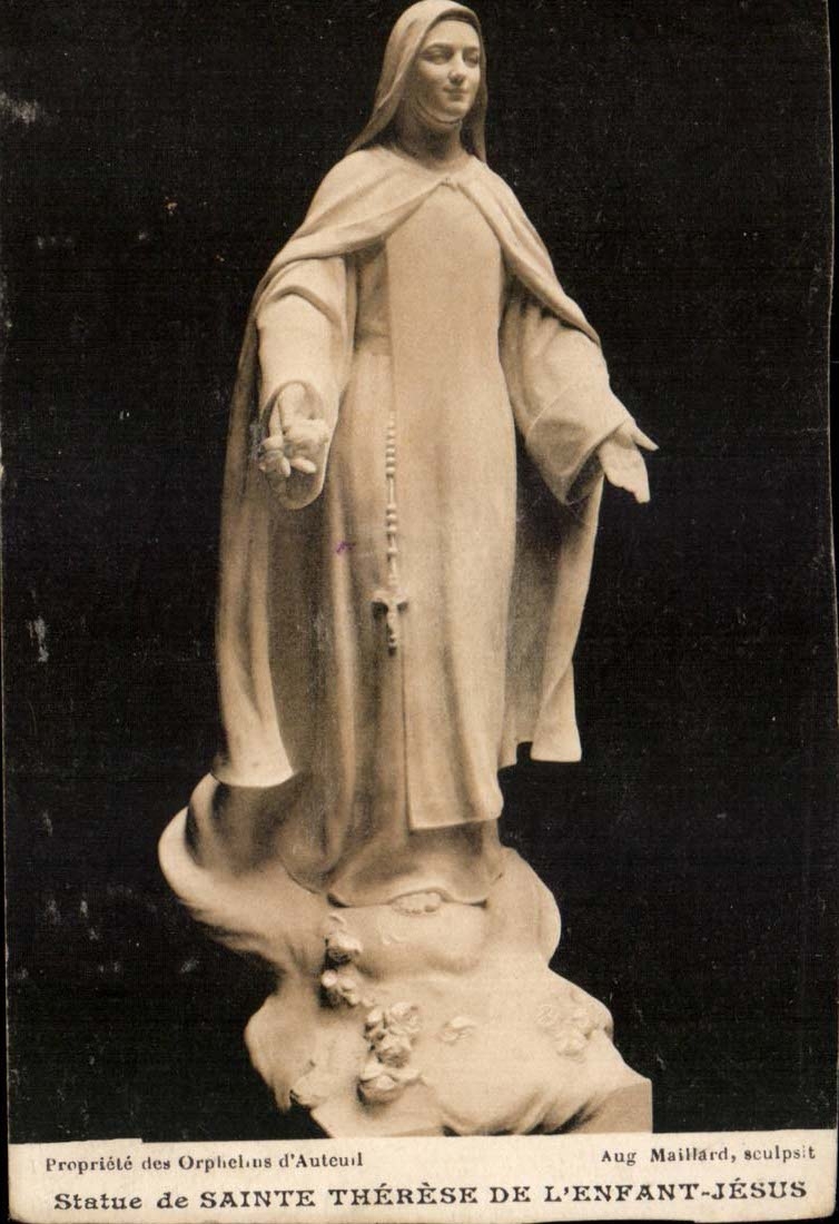 CPA Statue of Sainte Therese of the Jesus child
