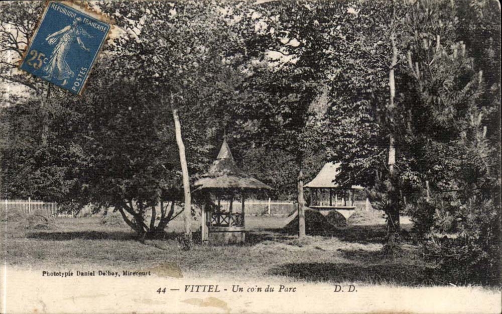 Vittel CPA eine Ecke des Parks